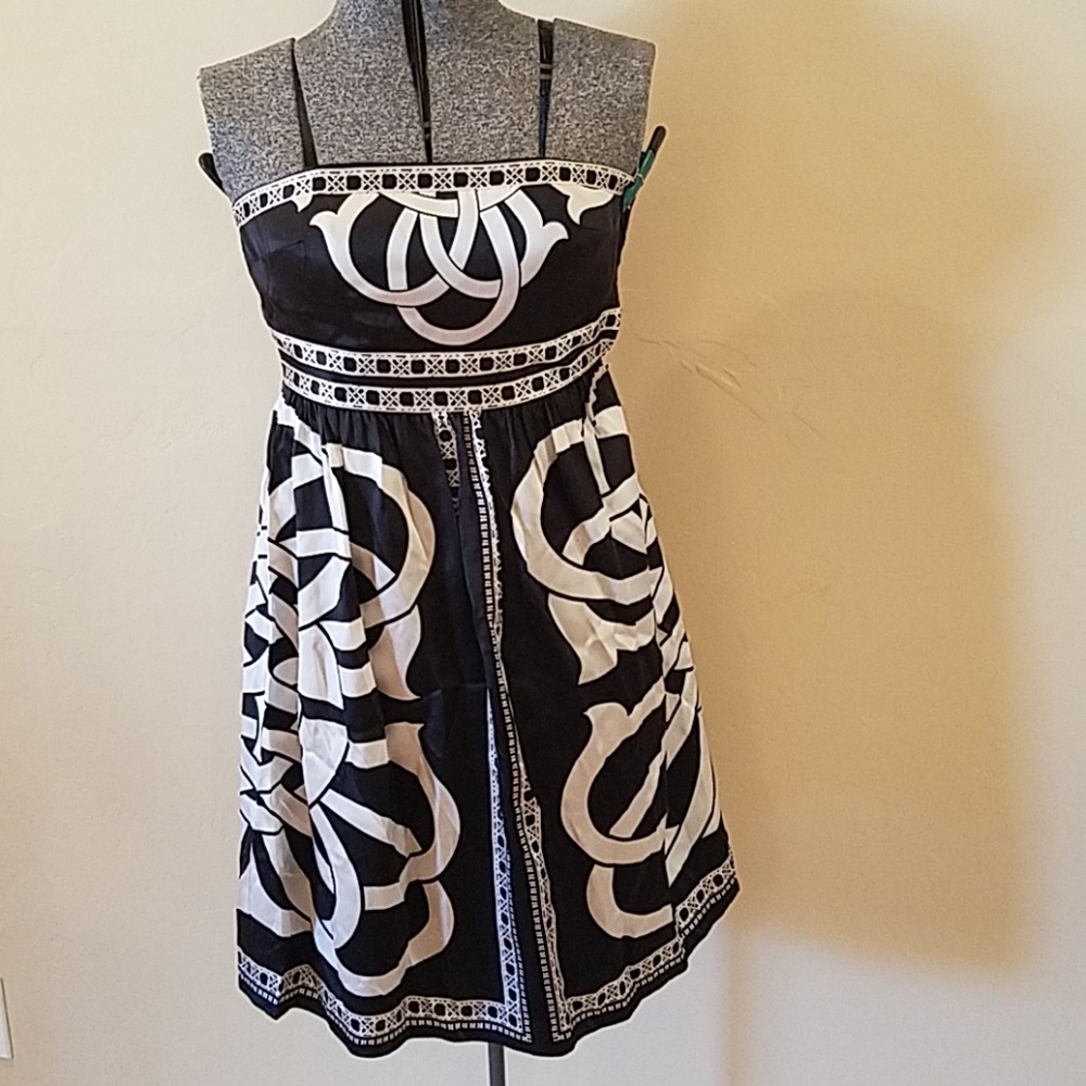 WHBM beautiful silk strapless dress, size 0